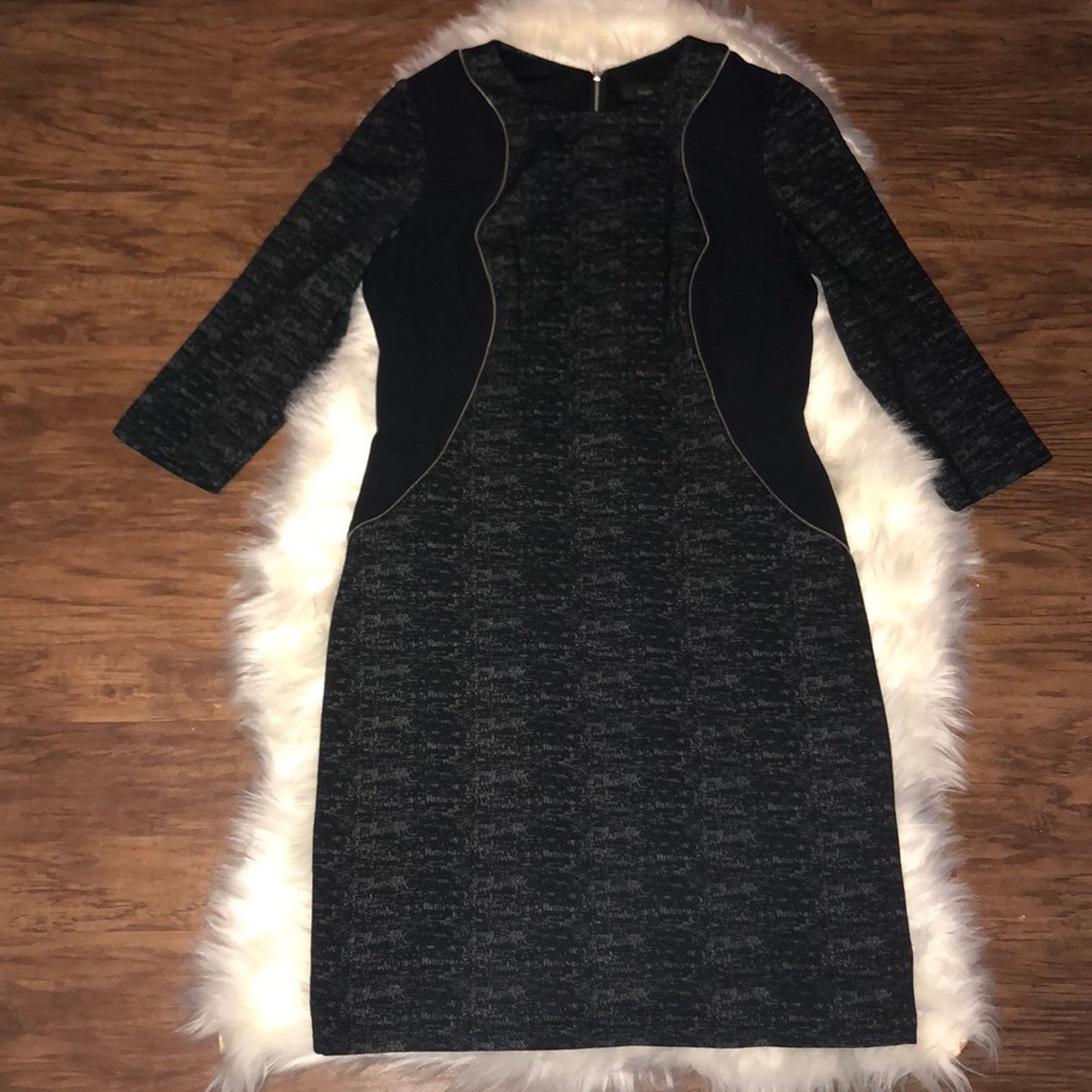 EUC Maia Sheath Dress Zipper Detail